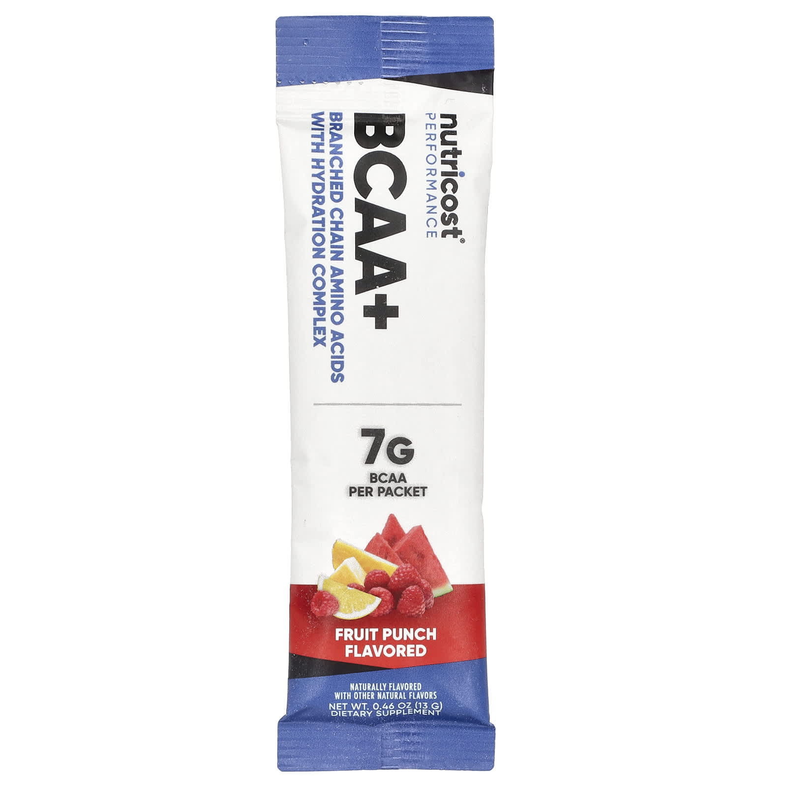بیسیایای پلاس نوتریکاست (BCAA+) طعم پانچ میوه، 20 ساشه، هر عدد 13 گرم