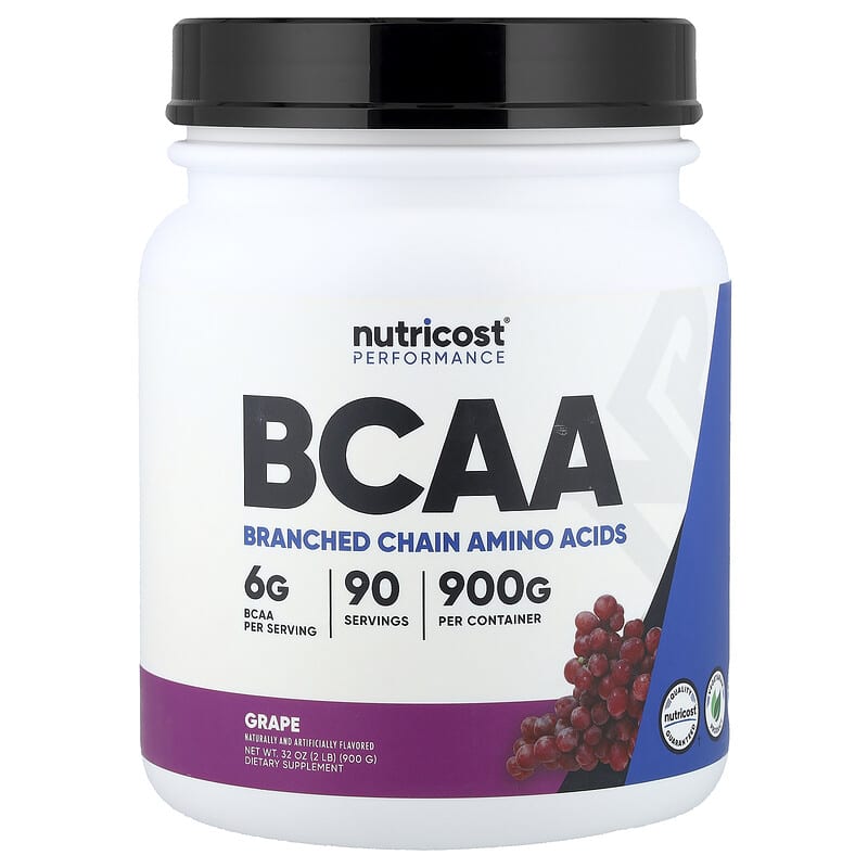 بیسیایای نوتریکاست (BCAA) طعم انگور، 900 گرم