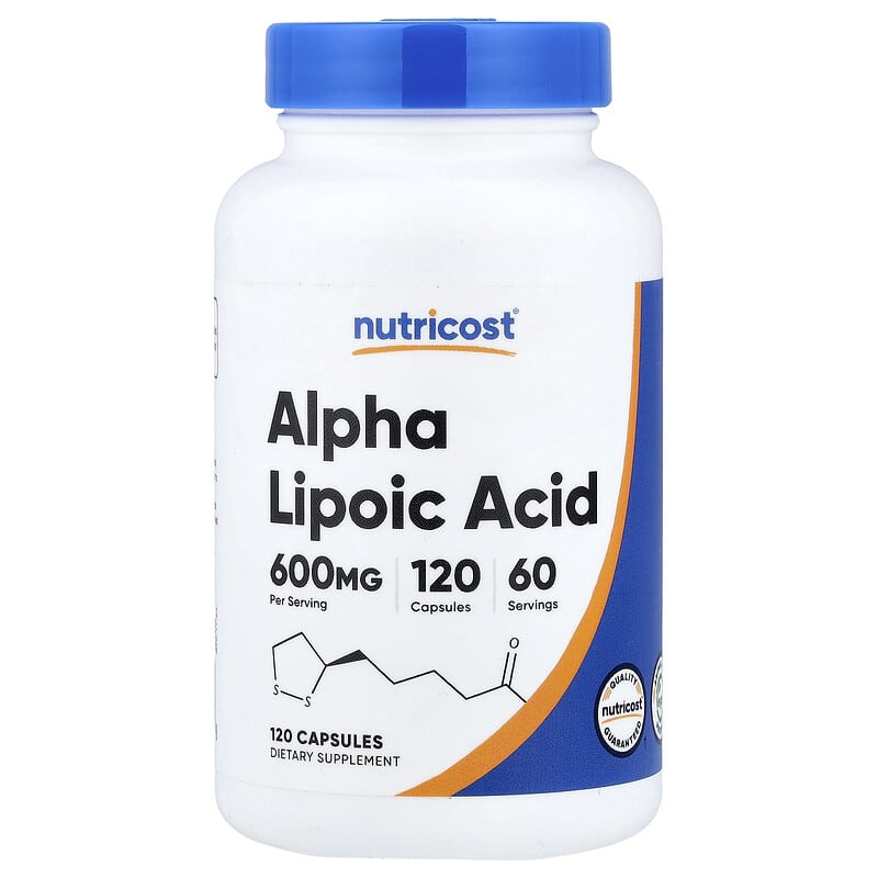 Nutricost, Alpha Lipoic Acid, 120 Capsules (300 mg per Capsule)