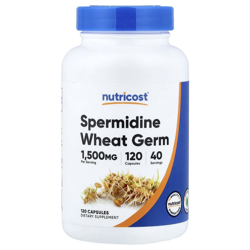Nutricost, Spermidine Wheat Germ, 120 Capsules