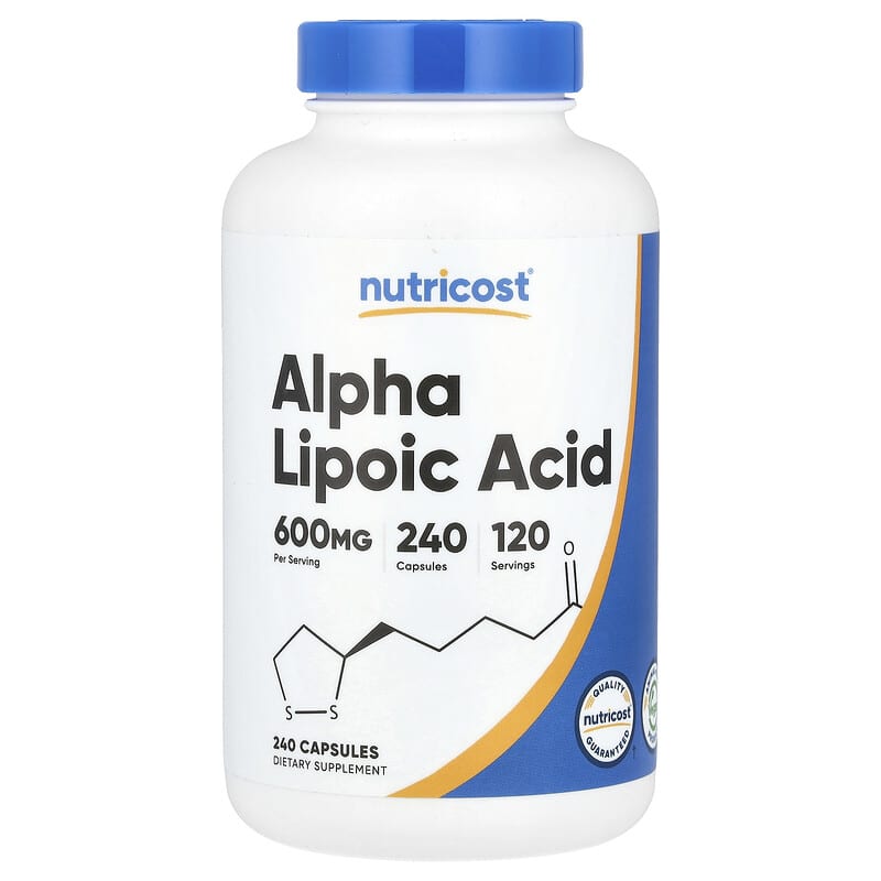 Nutricost, Alpha Lipoic Acid, 240 Capsules, (300 mg per Capsule)