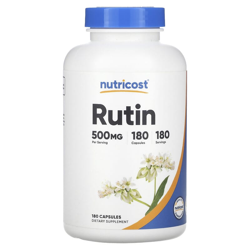روتین نوتریکاست (Rutin) 500 میلیگرم، 180 کپسول