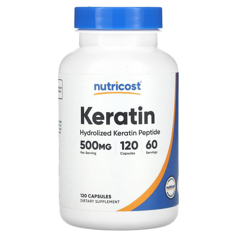 کراتین نوتریکاست (Keratin) 120 کپسول، 250 میلیگرم در هر کپسول