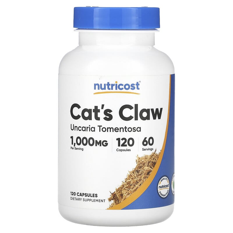 Nutricost, Cat's Claw, 120 Capsules (500 mg per Capsule)
