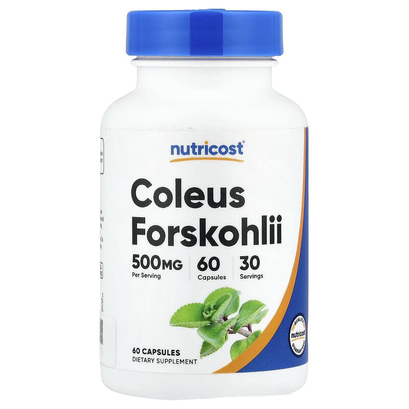 کولئوس فارسکوهلی نوتریکاست (Coleus Forskohlii) 60 کپسول، 250 میلیگرم در هر کپسول