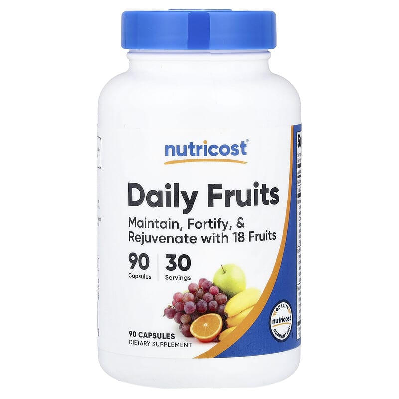 Nutricost, Daily Fruits, 90 Capsules